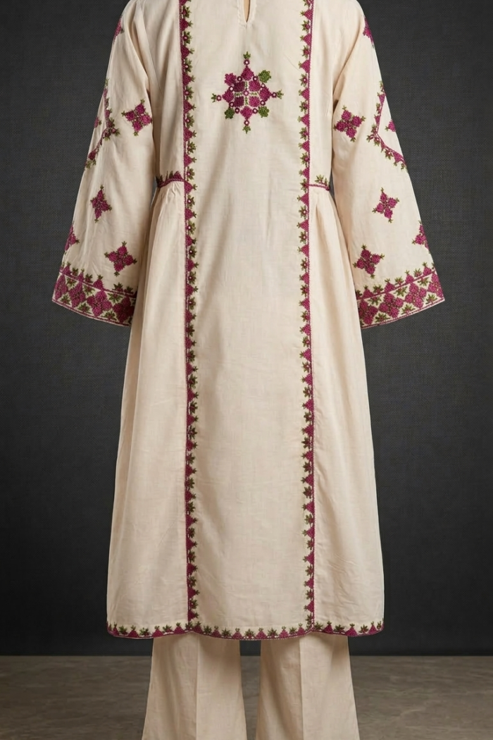 Alternative view of Hand Embroidered