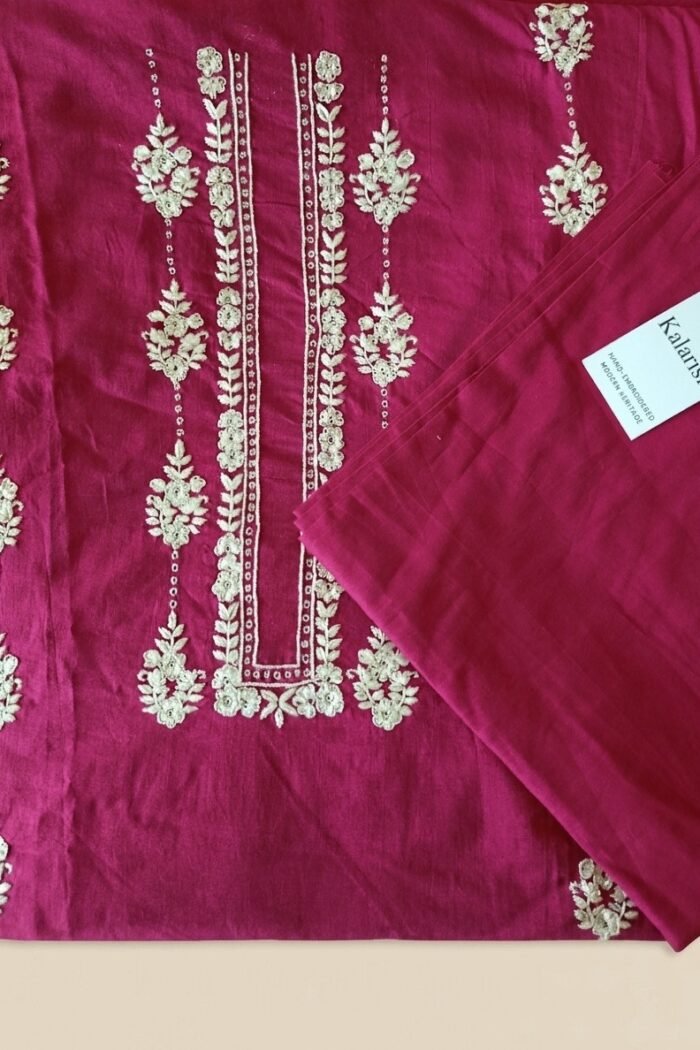 Alternative view of Hand Embroidered